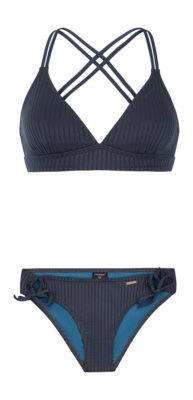 Maillot 2 Pièces Protest Femme Prtboogie Triangle Ink Blue