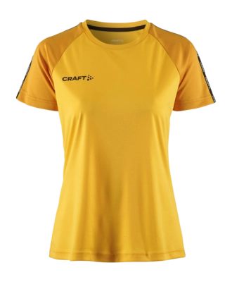 T-Shirt Craft Femme Escouade 2.0 Contraste Jersey Sweden Yellow Golden