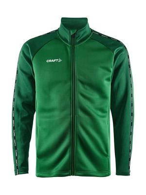 Training jacket Craft Men Squad 2.0 Full Zip Team Green Ivy '24