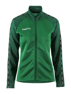 Training jacket Craft Women Squad 2.0 Full Zip Team Green Ivy '24