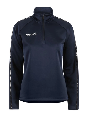 Veste d'Entraînement Craft Femme Squad 2.0 Demi Zip Navy