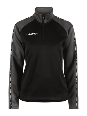 Training jacket Craft Women Squad 2.0 Half Zip Black Granite