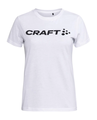 T-Shirt Craft Women's Community Logo Tee White Melange