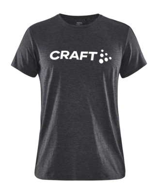 T-Shirt Craft Women Community Logo Tee Black Melange '24