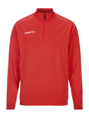 Trainingsjack Craft Men Evolve 2.0 Half Zip Bright Red