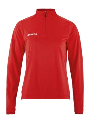 Training jacket Craft Women Evolve 2.0 Half Zip Bright Red '24