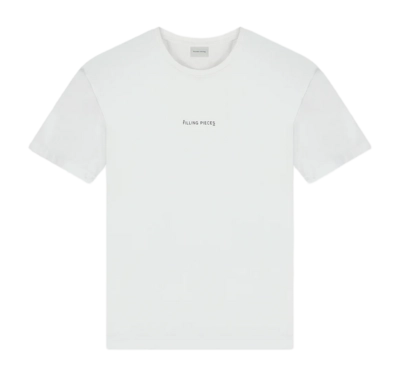T-Shirt Filling Pieces Men Slim White