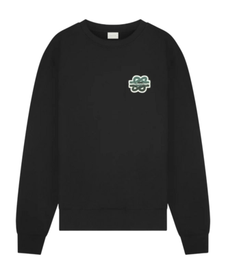 Sweatshirt Filling Pieces Men Gowtu Black