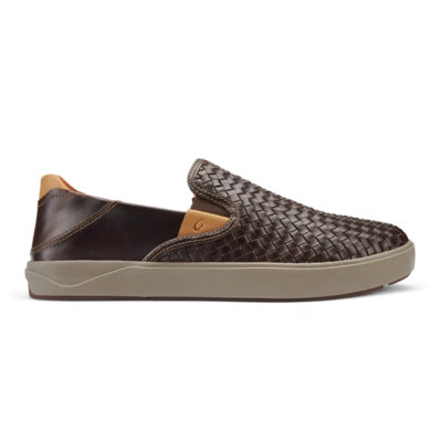 Slip-On Shoes OluKai Men Lae'Ahi Lauhala Dark Wood