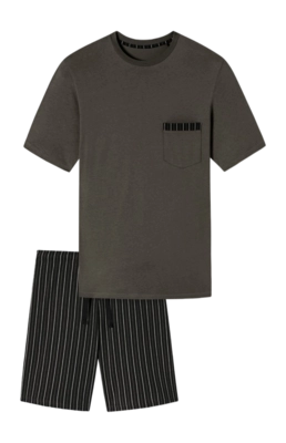 Pyjama Schiesser Men 180261 Taupe Colored