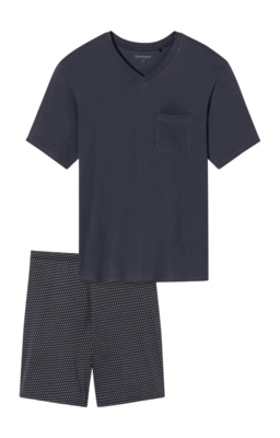 Pyjama Schiesser Homme 181153 Charcoal