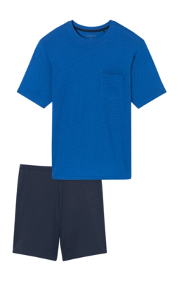 Pyjama Schiesser Men 181155 Indigo Blue