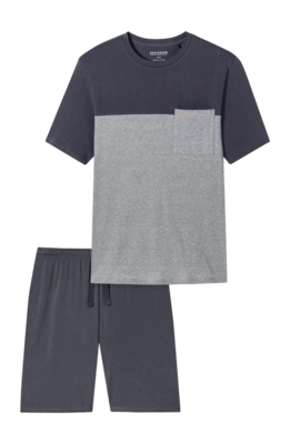 Pyjama Hose Schiesser 181167 Herren Charcoal
