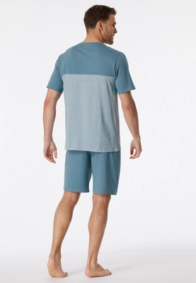 2---schlafanzug-kurz-organic-cotton-streifen-brusttasche-blaugrau-95-5-nightwear-181167-808-back