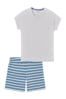 Pyjama Schiesser Women 181253 Grey Melange