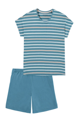 Pyjama Schiesser Women 181253 Bluegrey
