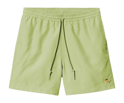 Swim Trunk Carhartt WIP Unisex Chase Swim Trunks Arctic Lime / Gold