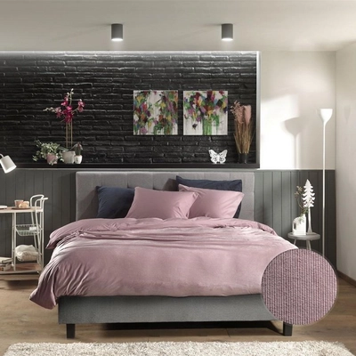 Dekbedovertrek Zo! Home Velluto-a-Coste Blush-Rose Katoen
