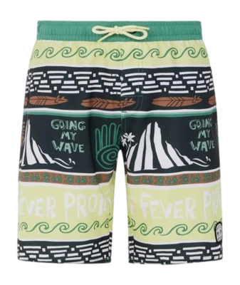 Short de Plage Protest Garçon Prtcinema Frosty Green