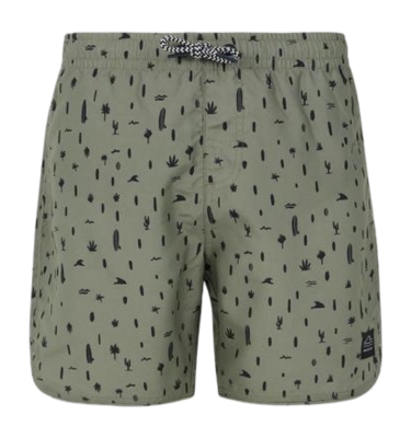 Short de Plage Protest Garçons Prtsaul Artichoke Green