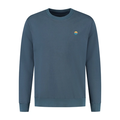 Pull Blue Loop Homme Blue Fleece Sunset Sweater Dress Blue