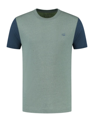 T-Shirt Blue Loop Men Denimcel Leftover Mix