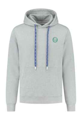Trui Blue Loop Unisex Clean Climber Hoodie Grey Melange
