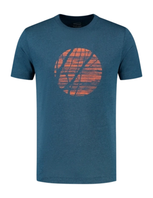 T-Shirt Blue Loop Men Denimcel Night Forest Indigo
