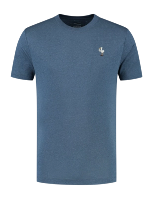 T-Shirt Blue Loop Men Denimcel Bird Watcher Indigo