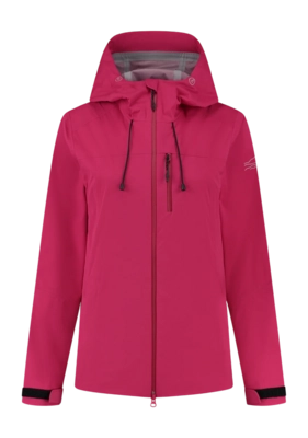 Jas Blue Loop Women Virga Shell Rainjacket Berry
