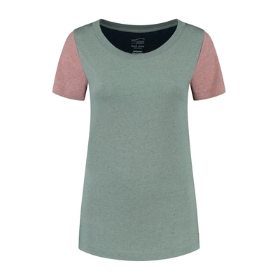 T-Shirt Blue Loop Women Denimcel Leftover Mix