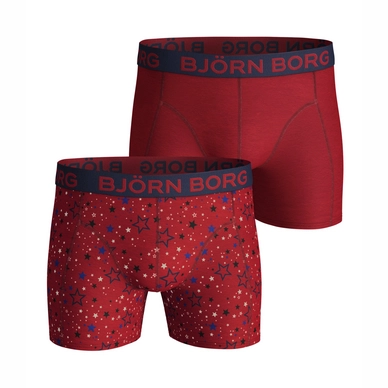 Boxershort Björn Borg Men Core Sammy Graphic Star Jester Red (2 pack)