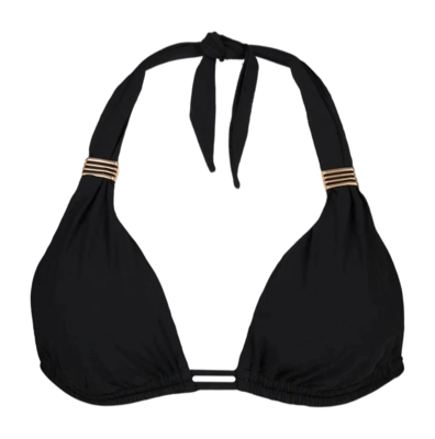 Haut de Bikini Barts Femme Solid Halter Triangle Black