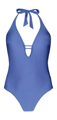 Badpak Barts Women Isla Halter One Piece Blue