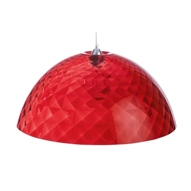 Hanglamp Koziol Stella XL Transparent Red