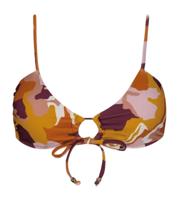 Haut de Bikini Barts Femme Lunan Bow Tie Ochre