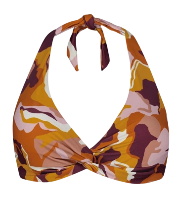 Haut de Bikini Barts Femme Lunan Cross Halter Ochre