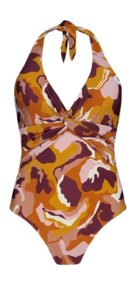 Maillot de Bain Barts Femme Lunan Halter Shaping One Piece Ochre