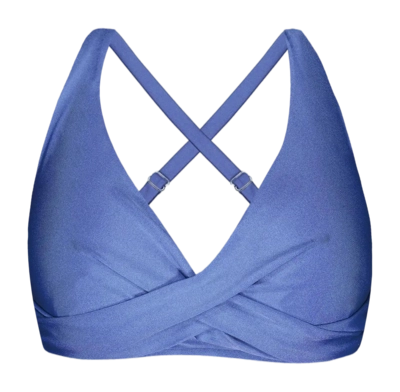 Bikini Top Barts Women Isla Cross Halter Full Blue