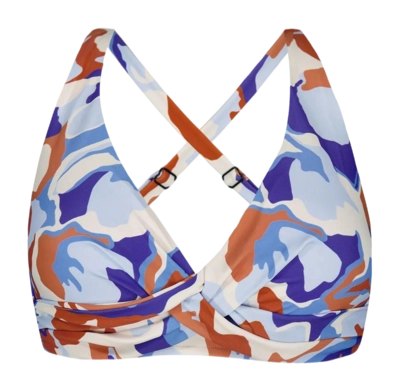 Haut de Bikini Barts Women Lunan Cross Halter Full Blue