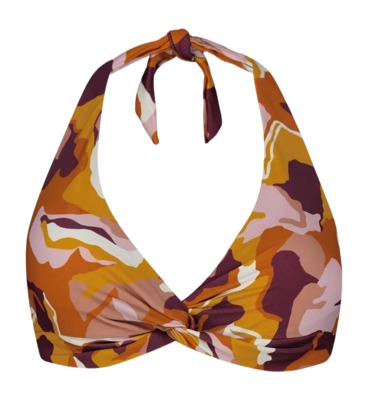 Bikinitop Barts Women Lunan Cross Halter Full Ochre