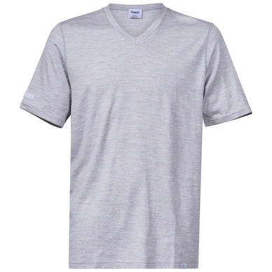 T-Shirt Bergans Men Bloom Wool Tee SS Grey Melange