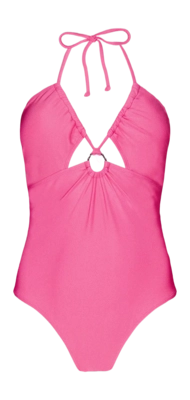 Swimsuit Barts Women Isla V-Neck One Piece Hot Pink