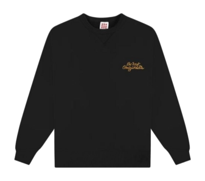 Trui The New Originals Men Butterfly Crewneck Black