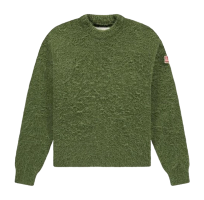 Trui The New Originals Men Mohair Crewneck Calla Green
