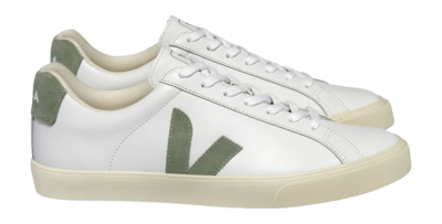 Veja Women Esplar Logo  Leather Extra-White Clay