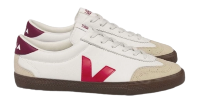 Sneaker Veja Volley O.T. Leder Damen White Pekin Bark