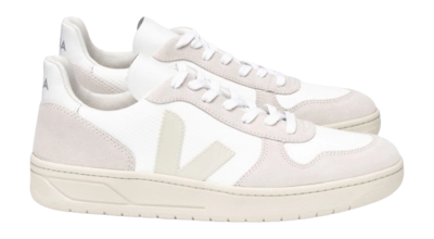 Baskets Veja Women V-10 B-Mesh White Natural Pierre