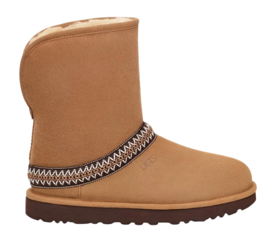 Bottes UGG Femme Classic Short Crescent Chestnut