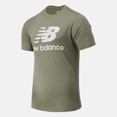 T-Shirt New Balance Men Essentials Stacked Logo Tee Celadon